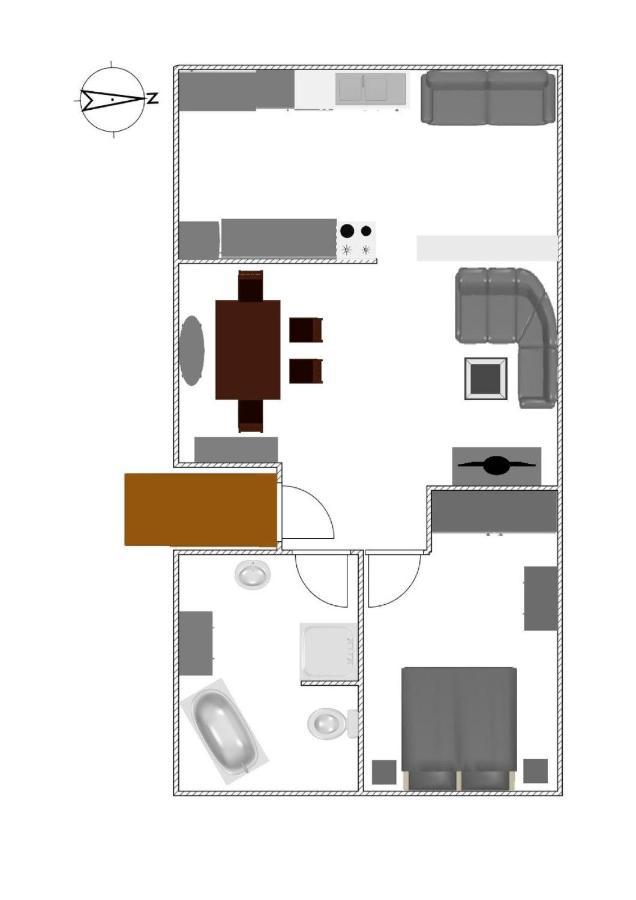 Ferienwohnung-Moewennest Glowe Bagian luar foto